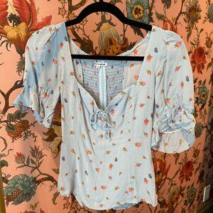 Reformation Delevan Top Beau - Size 2